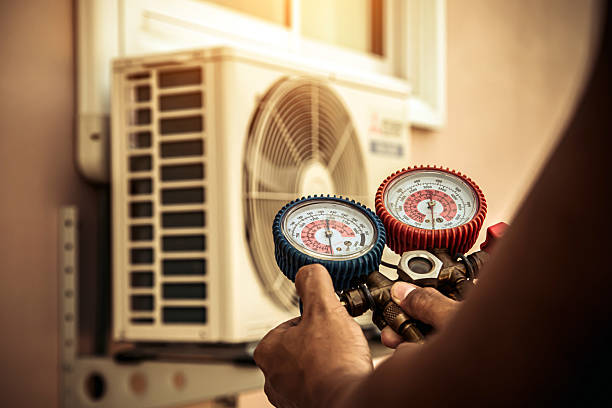 Professional Hvac technician working in Mary D, PA